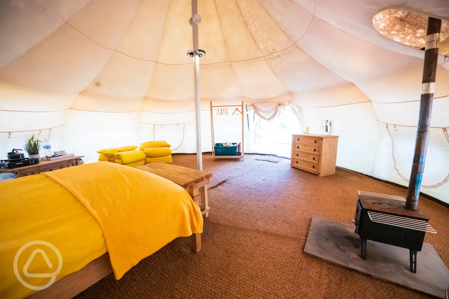 6m Luna Belle Tent interior