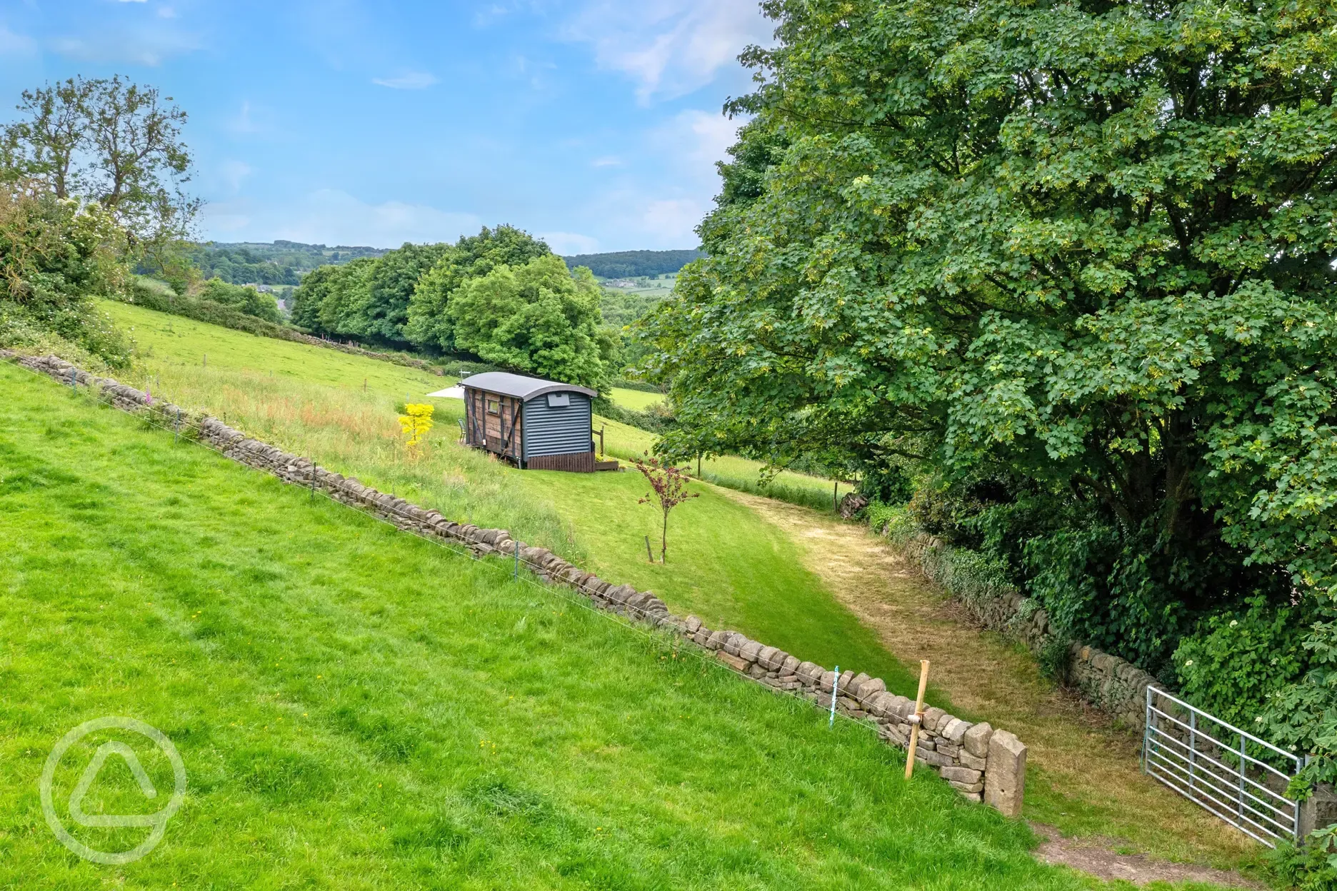 Aerial of the shepherd's hut