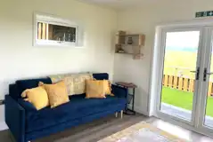 Patie's Hill ensuite glamping pod with hot tub - living area Patie's Hill ensuite glamping pod with hot tub - living area