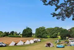 Electric grass pitches (outer field) with 16amp electric hook up