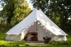 Furnished bell tent (pet friendly)