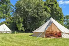 Deluxe 6m furnished bell tent