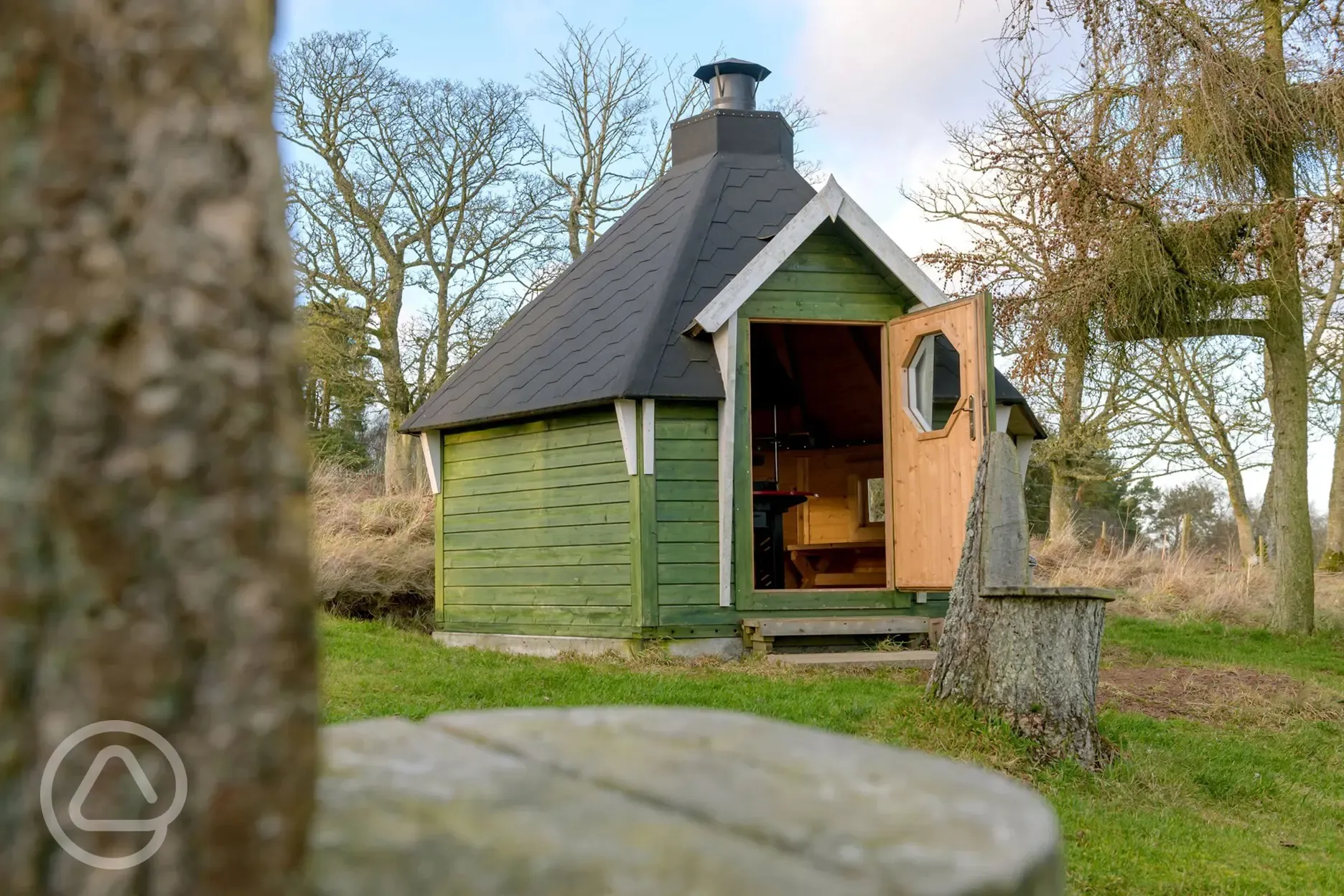 The Rowan pod BBQ hut