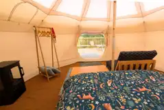 Lotus stargazer bell tent views from interior