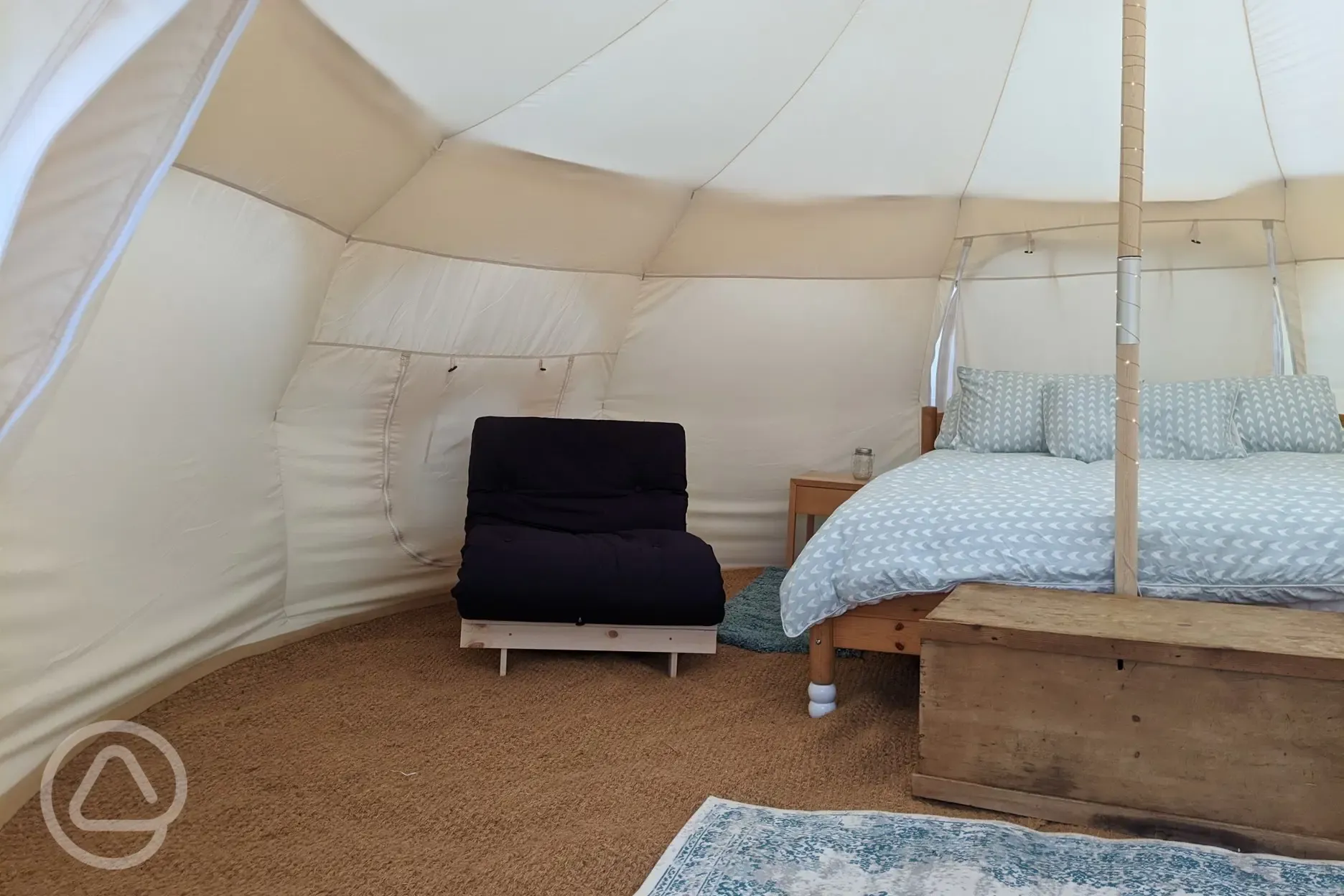 Lotus belle tent interior