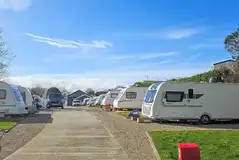 Fully serviced hardstanding pitches at Redford Caravan Park Fully serviced hardstanding pitches at Redford Caravan Park