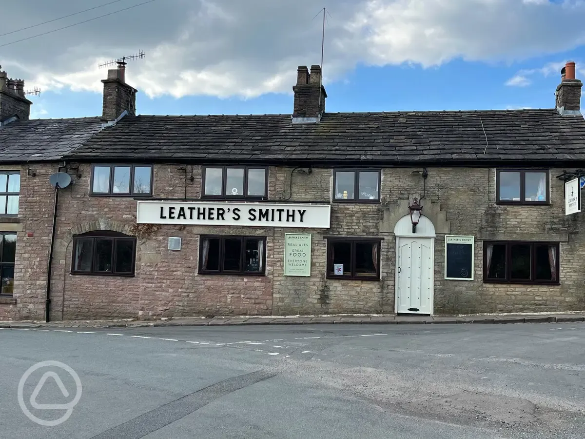 Leather's Smithy pub opposite the pod