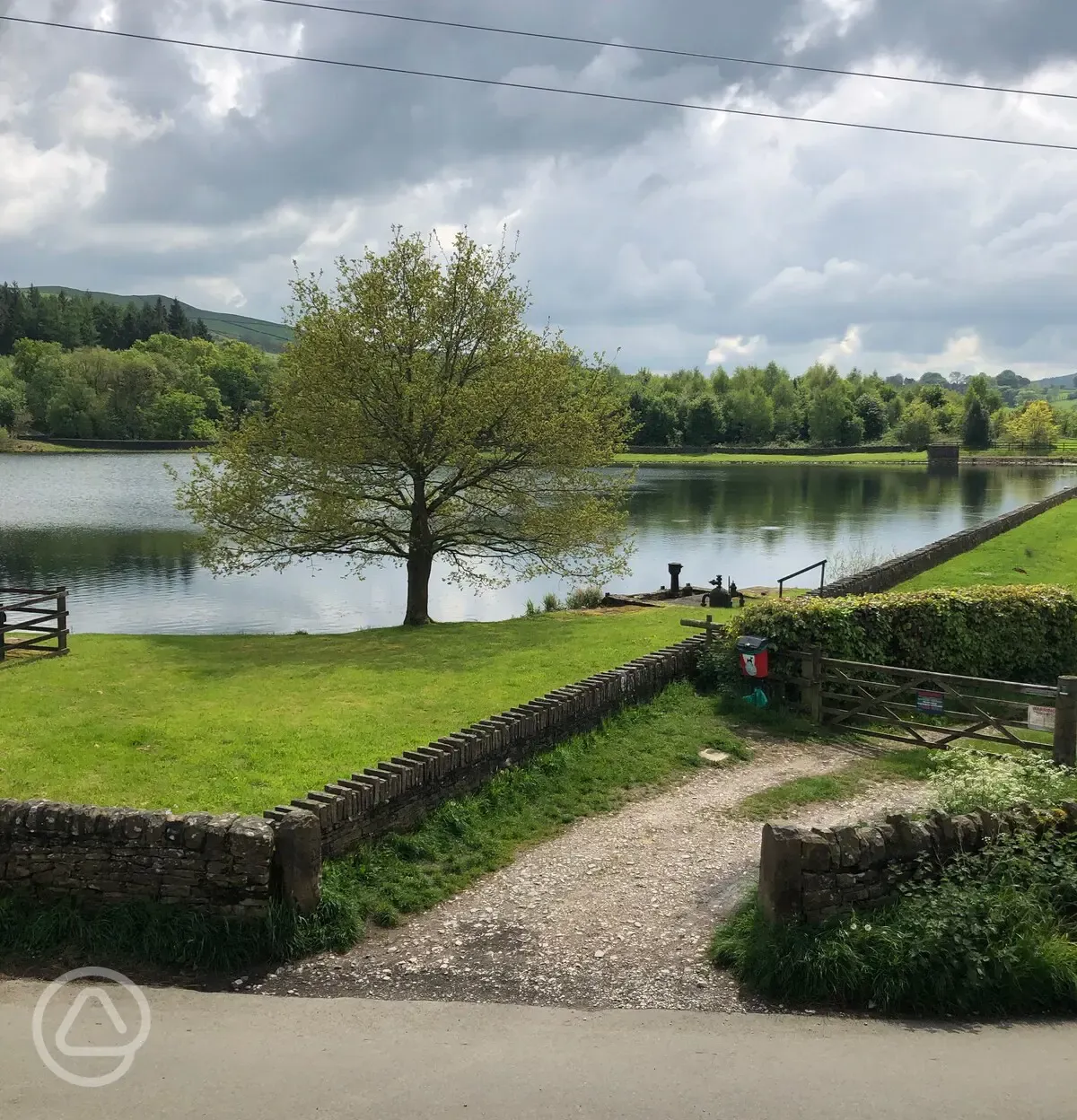 Ridgegate Reservoir opposite the pod