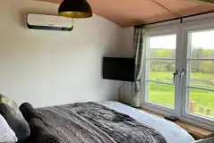 Willow shepherd's hut interior