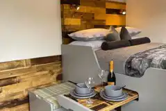 Willow shepherd's hut interior