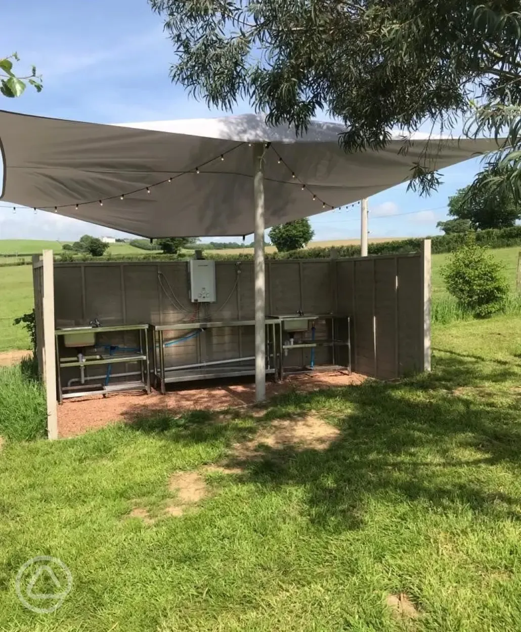 Washing up area