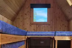 Stargazer glamping pod interior Stargazer glamping pod interior