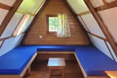 Apex glamping pod interior Apex glamping pod interior