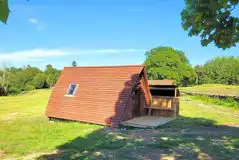 Apex glamping pod exterior