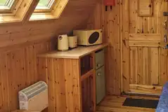 Stargazer glamping pod interior Stargazer glamping pod interior