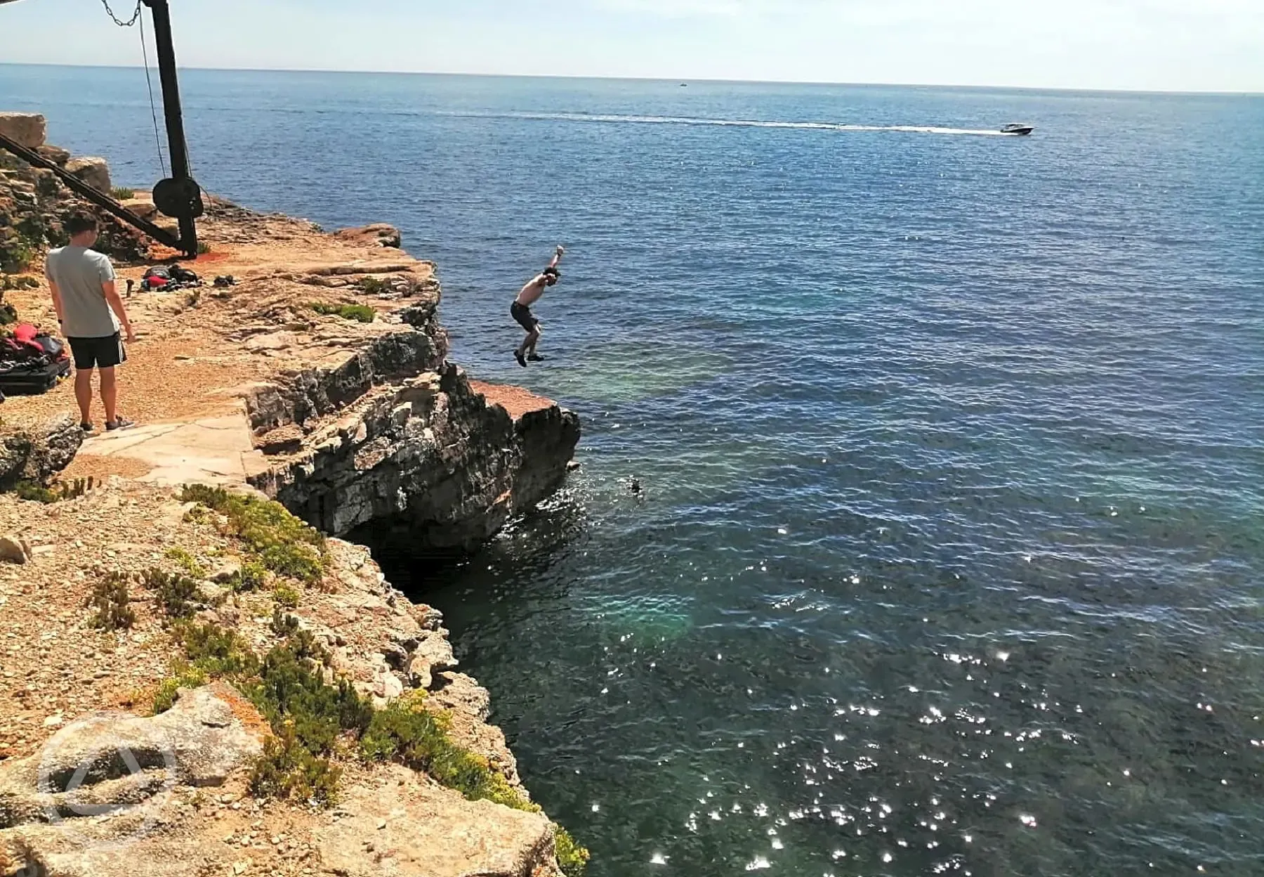 Cliff jumping nearby