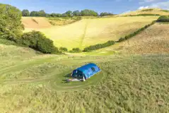 Mown circular non electric grass pitches (10m x 10m)