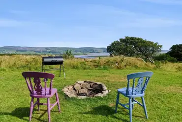 Communal fire pit in the Daisy camp 