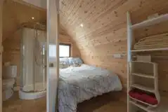 Glamping pod interior