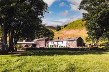 Glamping pod on a working farm