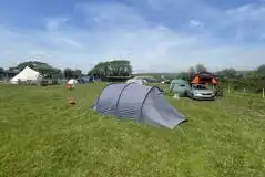 Non electric grass tent pitches 