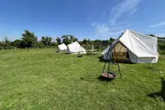 Unfurnished bell tent