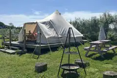 Furnished bell tent Furnished bell tent