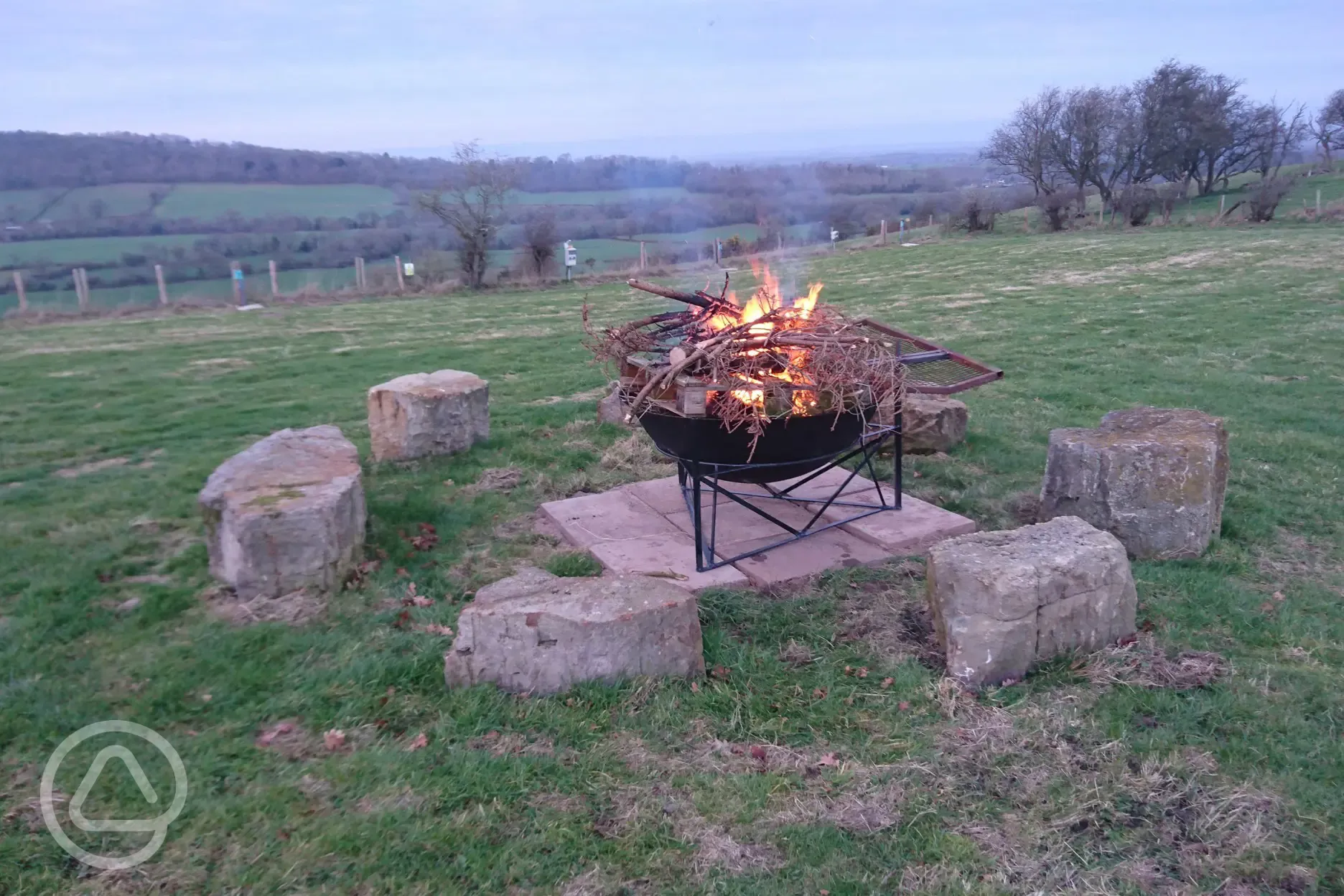Communal fire pit/BBQ