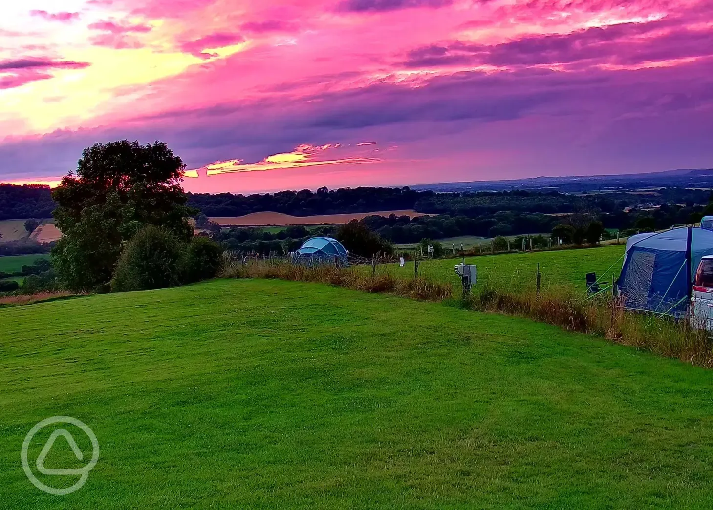 Sunset at Spring Field Dark Skies Sunset at Spring Field Dark Skies