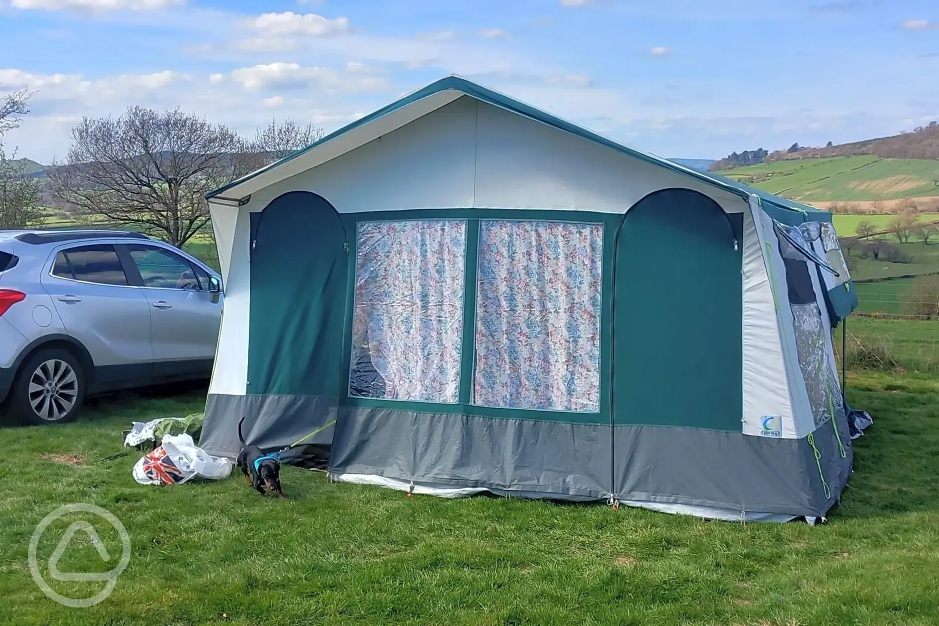 Large trailer tent