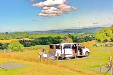 Small campervan on hardstanding pitches (optional electric)