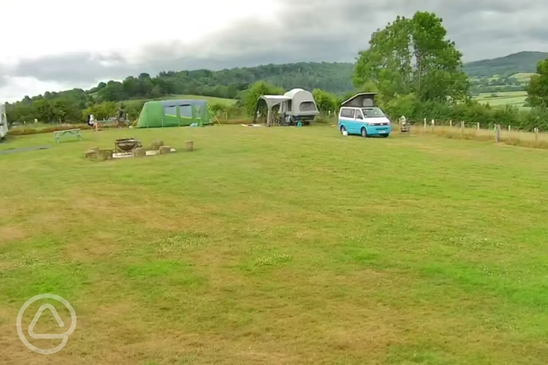 Top field tents and campervans