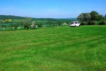 Grass pitches for small campervans