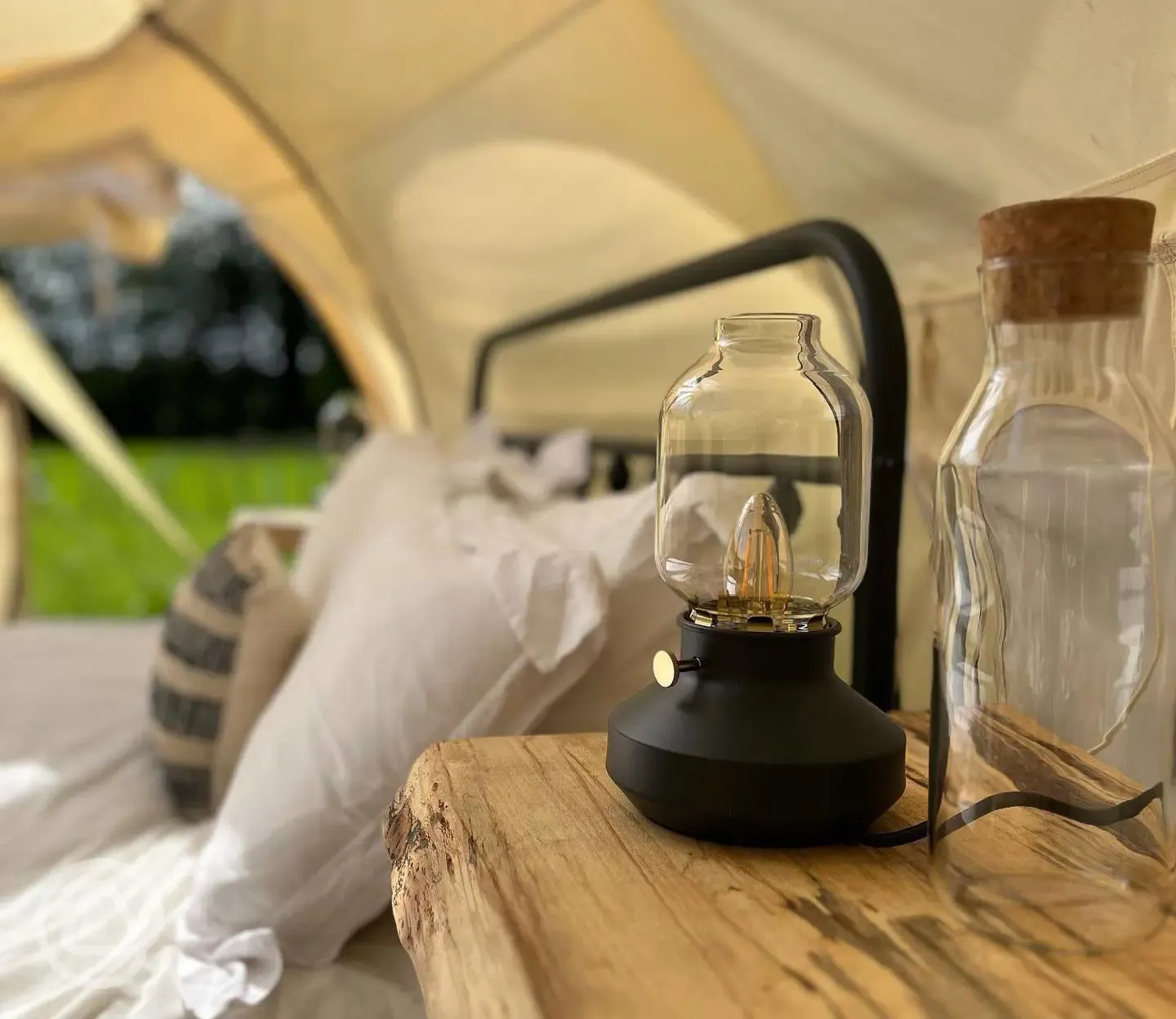 Lotus belle tent interior