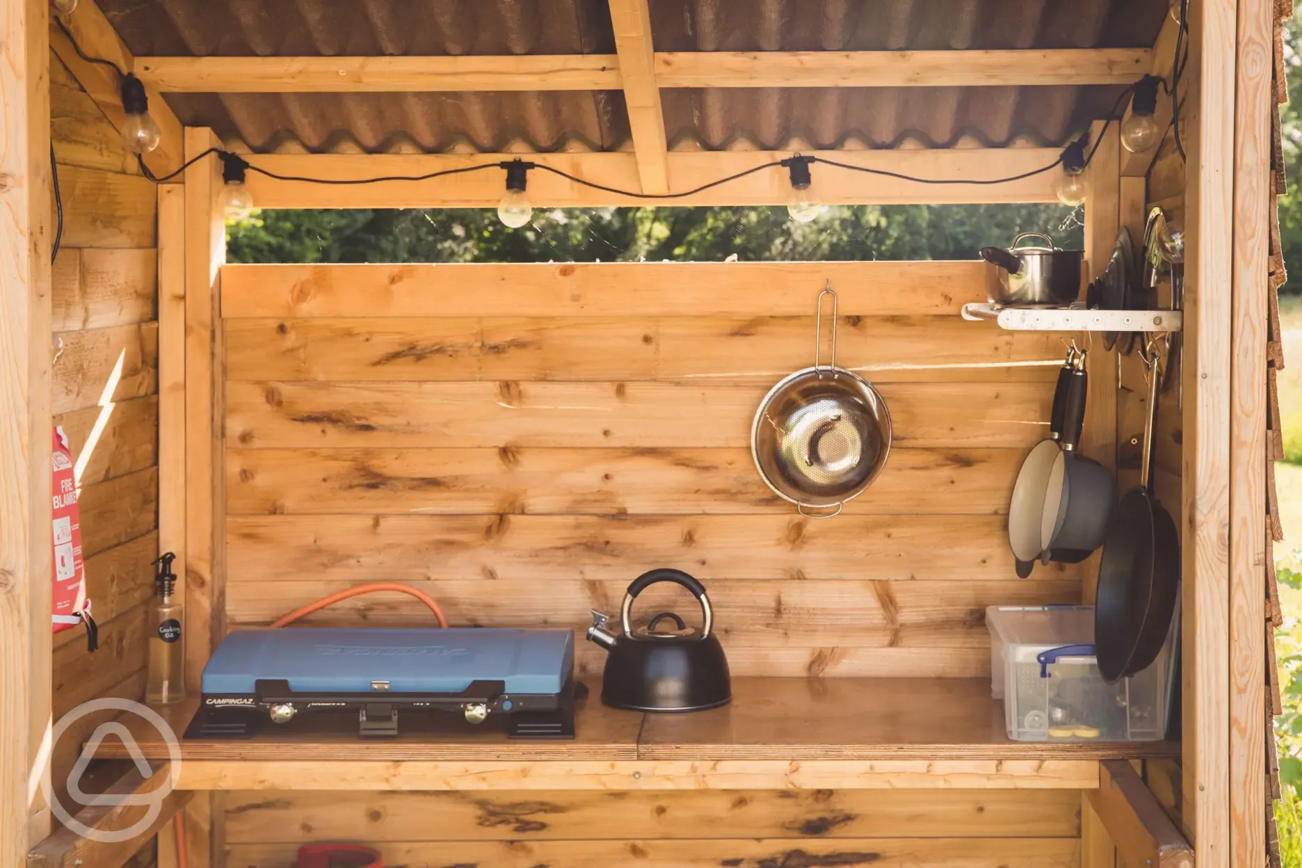 Bluebell's field kitchen