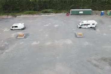 Hardstanding pitches with optional 10 amp hook ups