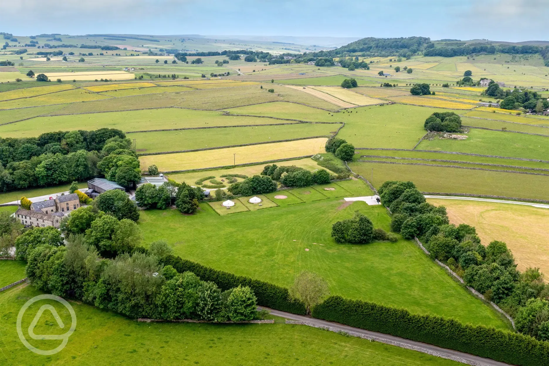 Aerial of the site