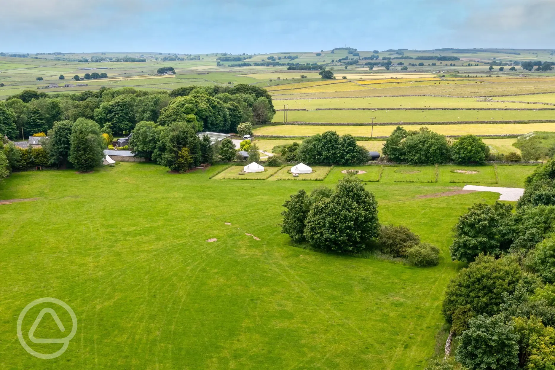 Aerial of the site