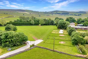 Aerial of Brosterfield Caravan Park