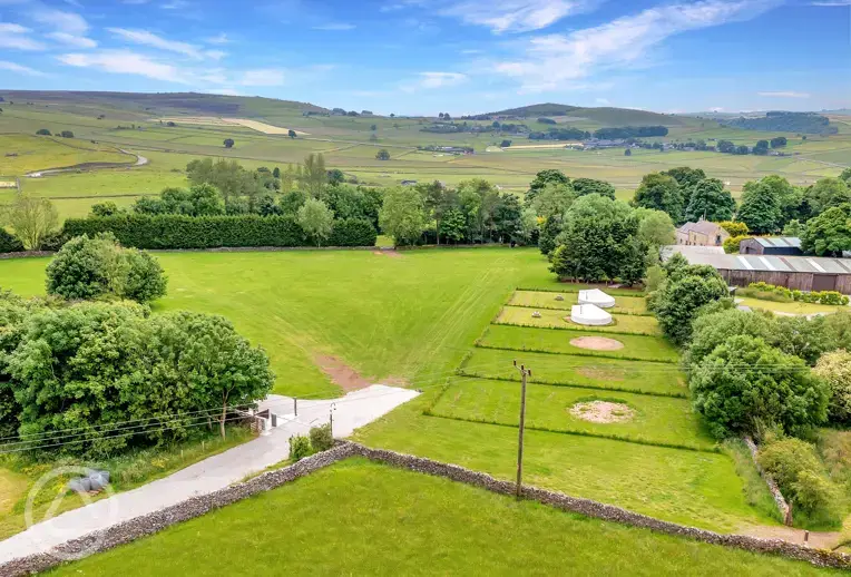 Aerial of the site