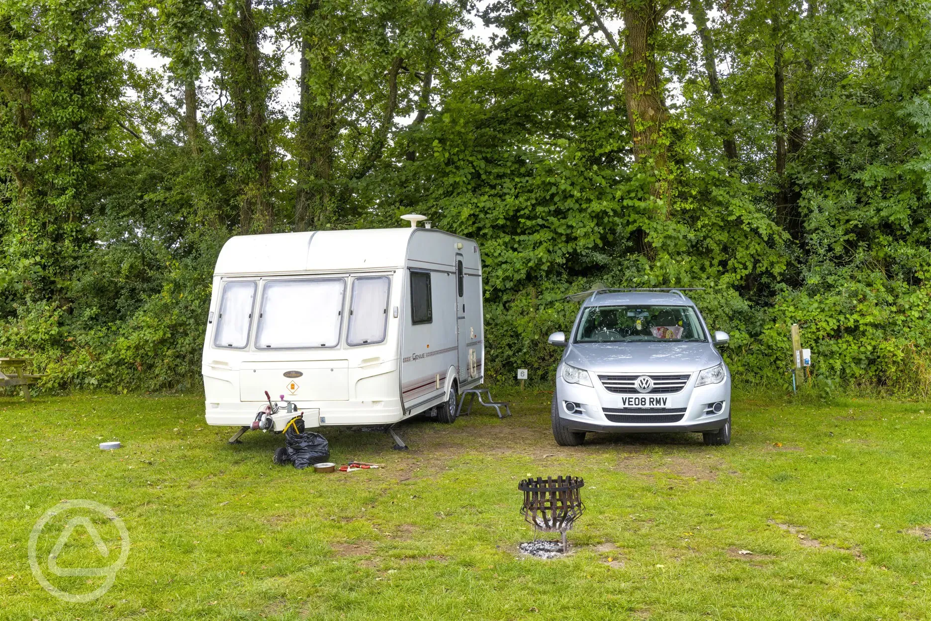 Electric grass touring pitch