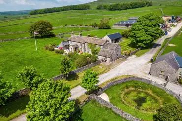 Aerial of Sweet Knoll Camping