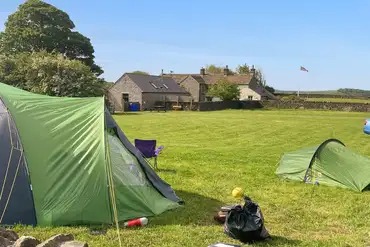 Non electric grass pitches (10m x 10m) at Sweet Knoll Camping