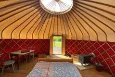 Swallow Yurt interior