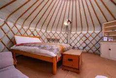 Lapwing Yurt interior