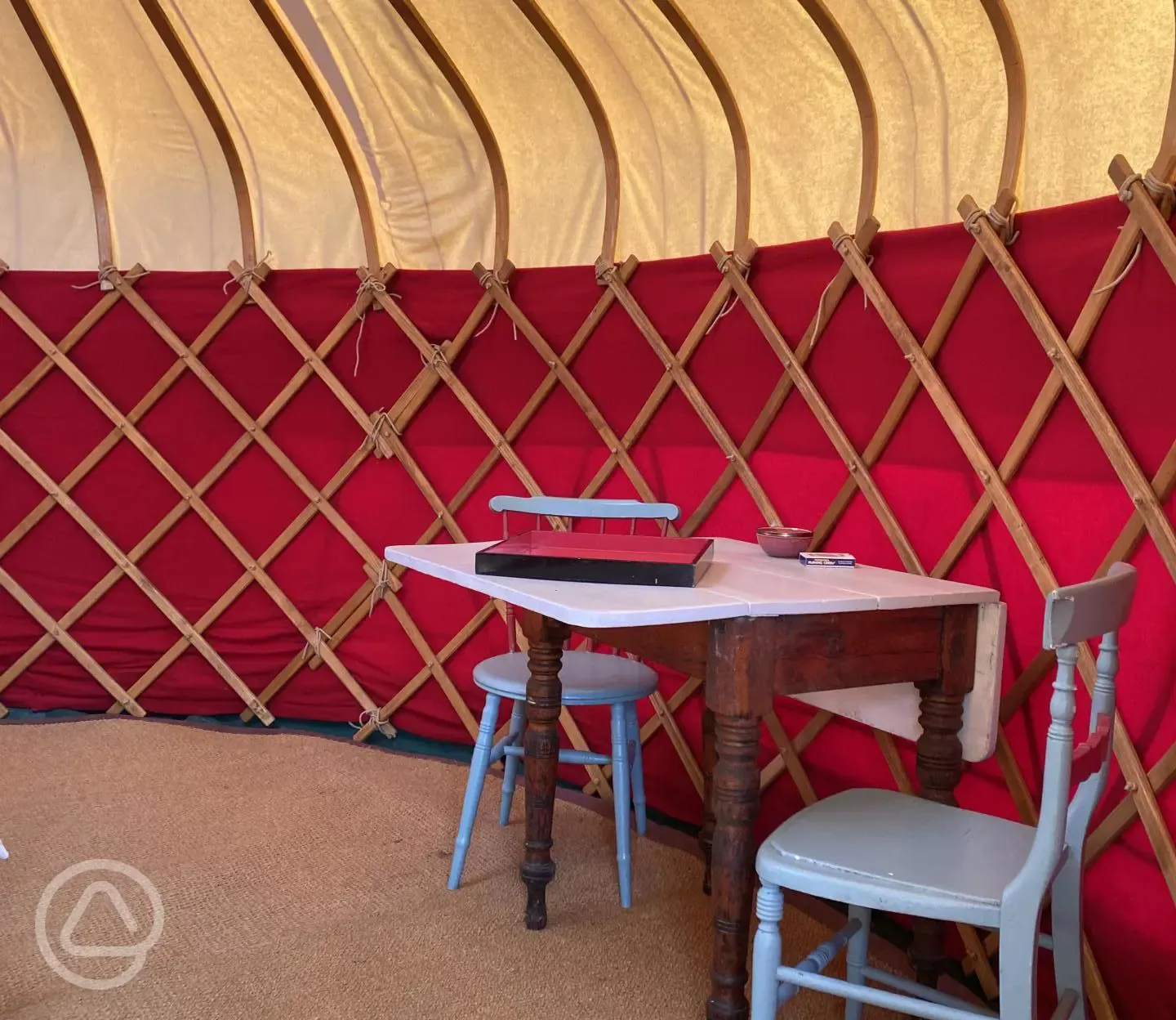 Swallow Yurt interior