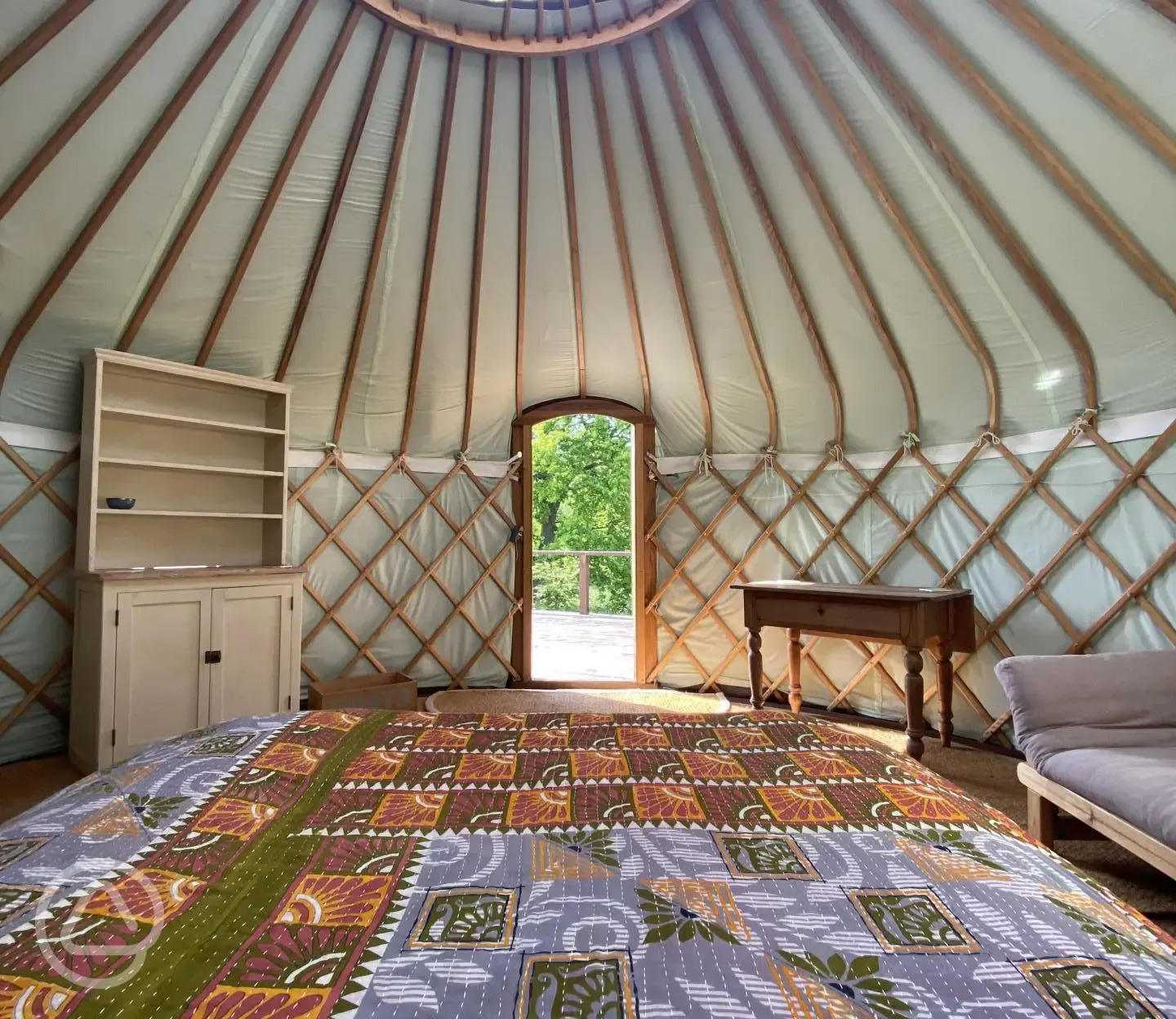 Lapwing Yurt interior