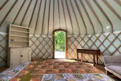 Lapwing Yurt interior