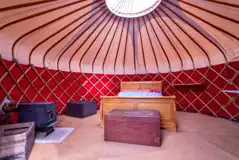 Swallow Yurt interior