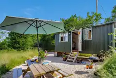 Oak shepherd's hut